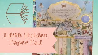 Edith Holden PAPER PAD at Joanns The Country Diary…Review [upl. by Claire698]