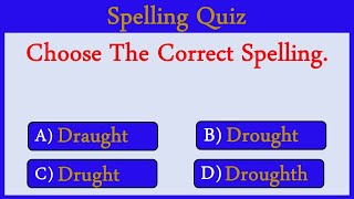 Spelling Quiz 60 Can You Score 1515 [upl. by Morrell928]