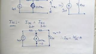 Thevenin’s and Nortons Theorems with Dependent Sources  Electrical Circuit Analysis [upl. by Auop]