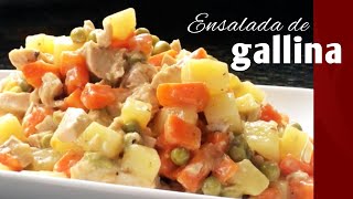 🎖️ Ensalada de GALLINA Scannone ❤️ La MEJOR receta venezolana [upl. by Hcir]