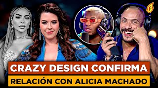 CRAZY DESIGN HABLA EN FOGARATÉ “CONFIRMA RELACIÓN CON ALICIA MACHADO EXTRAÑA A SANDRA BERROCAL” [upl. by Gilbertine]