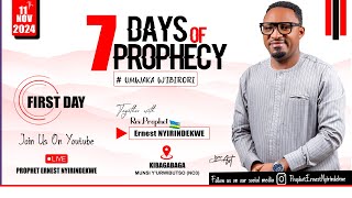 12112024 SEVEN 7 DAYS OF PROPHECY DAY 2 Rev prophet Ernest NYIRINDEKWEELAYONO PBC [upl. by Salli]