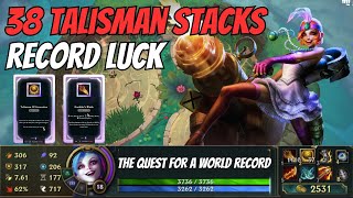 Gamblers PARADISE 38 Talisman Stacks AND Gamblers Blade Quest For A World Record [upl. by Ahsienroc211]