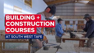 Building amp Construction Courses at South West TAFE [upl. by Ardelis646]