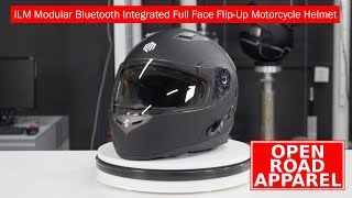 ILM Modular Bluetooth Integrated Full Face FlipUp Motorcycle Helmet [upl. by Bright]