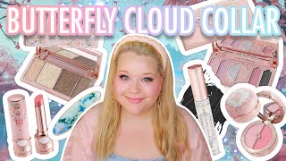 ITS FINALLY HERE Butterfly Cloud Collar Collection  Beauty TryOn amp Swatches flowerknows [upl. by Tomchay582]