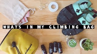 whats in my climbing bag  essentials for starting out [upl. by Ynots]