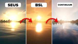 Top 3 Mejores Shader De Minecraft 121 SEUS vs BSL vs CONTINUUM [upl. by Nichole]