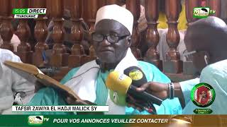 🔴 DIRECT TIVAOUANE  J  4 MOSQUÉE TAFSIR QURAN ZAWIYA EL HADJ MALICK SY [upl. by Eicrad]