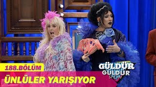 Güldür Güldür Show 188Bölüm  Ünlüler Yarışıyor [upl. by Anahsar]