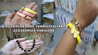 TOUR COMPLETO PELA GEMERSON BIJOUX VERNIZ ITALIANO FOLHEADOS E BIJUS [upl. by Layney]