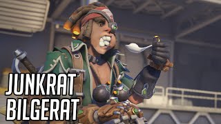 Junkrat quotBilgeratquot Skin Showcase  Overwatch 2 [upl. by Illak736]