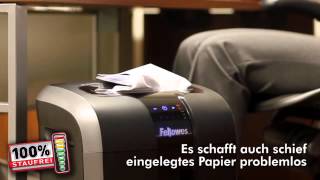 Fellowes® Powershred® 73Ci CrossCut Shredder Demo  German [upl. by Dadinirt221]