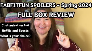 Fabfitfun Spoilers  Full Box Review  Spring 2024 Box Spoiler [upl. by Eelyab]