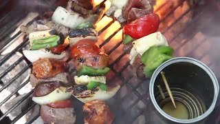 Sandwich on a Stick  Grilling Recipe [upl. by Romeo631]