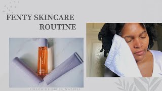 Affordable Skincare routine feat Fenty skin  Fenty skin review  serums  Skin  SA YouTuber [upl. by Akiras]