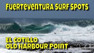 Fuerteventura Surf Spots El Cotillo  Old Harbour Point [upl. by Arita749]