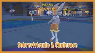 Combate 1 En Pokémon Púrpura 🟣  Sobreviviendo A Cinderace 🔥 [upl. by Yddet21]