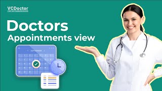 How to Schedule Appointments with Your Doctor using an Availability Calendar on VCDoctor [upl. by Hermione565]