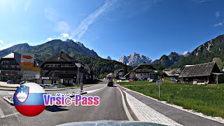 Driving in Slovenia Vrsic Pass  Kranjska Gora to Trenta [upl. by Peppard]