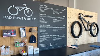 Rad Power Bikes Service Centers Mobile Delivery Garage Sale [upl. by Maleki278]