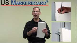 How to Install the Egan LINXX Whiteboard Part 1  US Markerboard [upl. by Ettenirt]