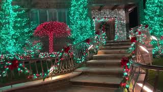 2019 Holiday Lights Tour of Dyker Heights Brooklyn NYC [upl. by Ecirrehs]