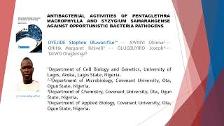 Antibacterial Activities of Pentaclethra Macrophylla IJALST 2022 61 24 30 [upl. by Ramhaj]