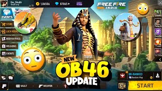 OB46 UPDATE FREE FIRE 4 SEPTEMBER  FREE FIRE INDIA 5 SEPTEMBER [upl. by Aenaj]