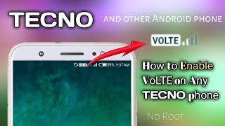 VoLTE Enable on Any TECNO phone How to Enable VoLTE on Any Android Phone [upl. by Sibylle]