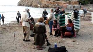 Impromptu Drum Happening On Ibiza Beach  2009 [upl. by Tandi897]