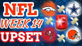 NFL UPSET Alert amp Top Parlays for Week 14  2023 [upl. by Neron]