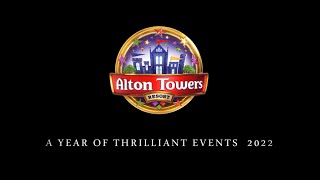 Alton Towers  Thrilliant Events 2022 [upl. by Aihsoem539]