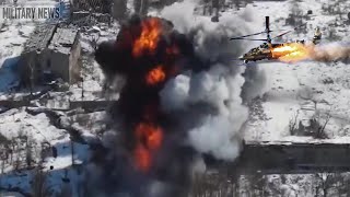 War in Ukraine  Russian KA52 Helicopter SHOT DOWN by Ukrainian MANPAD Video inside KA52 Cockpit [upl. by Dwight949]