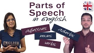 9 Parts of Speech in English  English Grammar Lesson [upl. by Rybma]