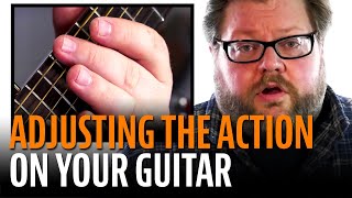 How to Adjust the Action on an Acoustic Guitar [upl. by Baynebridge]