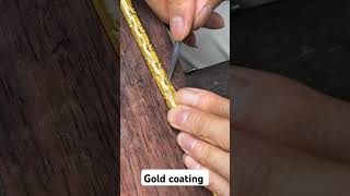 Gold coating  Life hacks and amazing ideas 💡lifehacks daily lifestyle lifestylevlog ideas [upl. by Anoif]