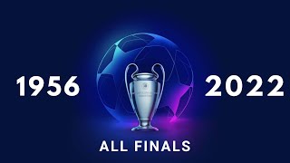 European Cup amp Champions League All Finals🏆 19562022 UPDATED [upl. by Fairweather]