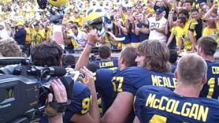 MVictorscom WMUMichigan Football postgame celebration [upl. by Ellac]