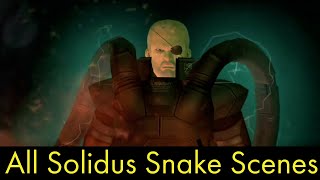 Metal Gear Solid 2 All Solidus Snake Scenes HD [upl. by Mita]