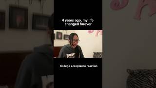 college acceptance reaction emotional 😭❤️ stanford collegeacceptance college reaction dream [upl. by Cornish529]