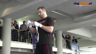 Vitali Klitschko Media Workout [upl. by Loren]