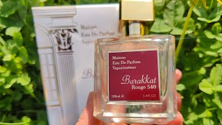 🌹BARAKKAT ROUGE 540 BY FREAGRANCE WORLD PERFUME REVIEW UNBOXING 🌹 [upl. by Mckinney]