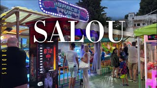 SALOU SPAIN NIGHT WALK TOUR Salou Nightlife July 2024 SUMMER [upl. by Ennayelsel]