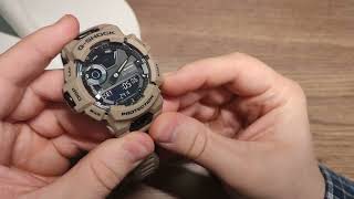 HOW TO CHANGE  ADJUST  SET TIME AND DATE ON GSHOCK GBA900UU5AER [upl. by Ahmar326]