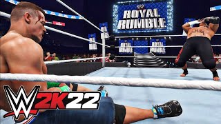 FULL MATCH  John Cena vs Umaga quotLast Man Standing Matchquot  WWE Royal Rumble 2007  WWE 2K22 [upl. by Katharina]