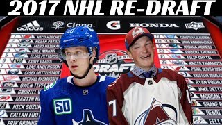 ReDrafting The 2017 NHL Draft [upl. by Oakman]