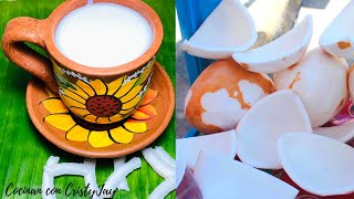 Atole de Coco Que hago con el cocoAquí una receta de atole utilizando coco te encantará atoles [upl. by Ezitram]