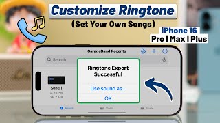 How to Set ANY Song as RINGTONE on iPhone 16s [upl. by Lambrecht776]