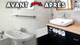 Rénovation Petite Salle de Bain ingénieuse [upl. by Nylazor]